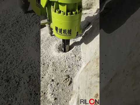 Essential for Engineering: Rock Splitter Makes Huge Rocks No Longer a Problem #quarry